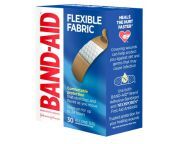 bab 381370044314 band aid band aid flexible fabric aos 30ct 007.jpg from bandages bf com