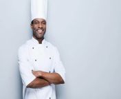 smiling male chef with white coat and hat 768.jpg from chef