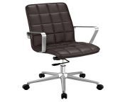 kinner office chair in brown.jpg from kinner pu