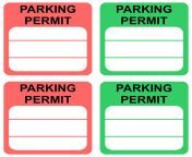 car parking permit template 395549.jpg from sumble video pak pash