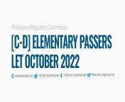 c d passers let elementary october 2022.jpg from rachelle banares
