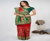 psaei3298a red traditional bridal gharchola saree in silk with embroiderey and mirror work.jpg from 45 60 bangla nick silk sex videomil sara chin videos telugu