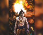 first look poster of prabhas as lord ram adipurush.jpg from ram prabhas videos