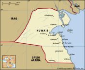 kuwait map boundaries cities locator.gif from kuwait arabia