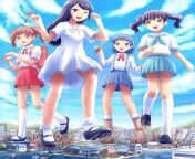 155297 anime city crushed buildings destruction dress giantesses handheld helicopter loli manzi point of view sailor uniform school girl shoes sky socks underfoot upward angle.jpg from school giantess animation