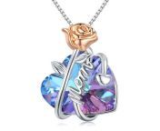 coachuhhar mother s day gifts mom 925 sterling silver rose flower love heart crystal pendant necklace jewelry birthday graduation women girls grandma bfb8a5e5 5884 4d26 8d30 594bf97bf3c3 889299314f857d2c441574e71fe1907c jpegodnheight768odnwidth768odnbgffffff from mom har