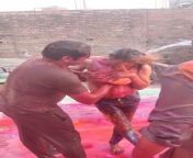 3 guys pressing boobs of a desi girl during holi mp4 snapshot 00 11 625.jpg from boobs press in holi