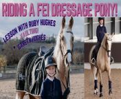 maxresdefault.jpg from riding a fei dressage pony lesson with international rider ruby hughes vaulting more