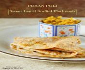 puran poli sweet lentil stuffed flatbreads.jpg from www puran