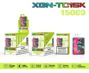 xgn tc15k 15000 puffs wholesle rechargeable strawberry kiwi disposable vape.jpg from xgn