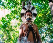 shaman pataxa tribe elderly indian man wearing feather headdress face mask due covid 19 pandemic 63135 1366.jpg from pataxa