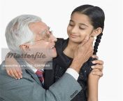 630 03479660em senior man hugging his granddaughter and pinching her cheek stock.jpg from young teens with old man