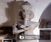 4983269.jpg from egypt cairo egyptian museum colossal statue of senusret iii found in karnak temple he is represented walking and wears a loin cloth the pschent 2cap7w5 jpg