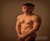 naked athletic handsome young man on brown background stefano cavoretto.jpg from naked young and