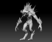 giant monster 3d model obj.jpg from monster 3dd