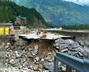 himachal pradesh several buildings collapse in kullus anni town due to landslides.jpg from india himachal pradesh kullu xxx vid