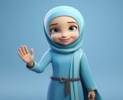 3d rendering cartoon like woman hijab 23 2150797666 jpgsize338extjpggaga1 1 553209589 1714262400semtais from kartun hijab bog