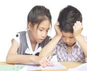 sister try teach her naughty younger brother homework 1150 6506.jpg from brother sister teach