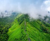 aerial view beautiful sky road top mountains with green jungle nan province thailand 335224 1063.jpg from view full screen beautiful lankan babe bathing full length hd video mp4