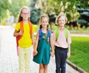 three school children two girls curly haired boy with school colored bags smiling hold hands go school back school concept september 1 knowledge day education 74906 3052.jpg from هندی سکس عکسxxx xxamil sex audiosndian school