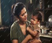 indian mother trying calm her crying baby 466689 95611 jpgw2000 from indian crying frist time hardly sex her