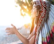 portrait girl with hands native american headdresses nature sunset light 337678 3868.jpg from indean oman xxx full hd imgh
