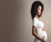 banner afro american pregnant woman white dress holding hands gently her precious belly 96943 2125.jpg from pregnant precious black pregnant