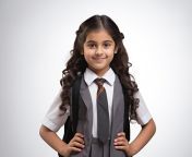 cute little indian schoolgirl uniform looking camera with backpack while standing 466689 96298 jpgsize626extjpggaga1 1 1700460183 1713312000semtais from lndian shcool comndian hd pc h
