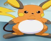 raichu pikachu pokemon nintendo personnage from pokemon