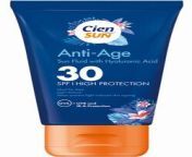 cien anti age sun fluid with hyaluronic acid spf 30 front photo original jpeg from 30 age aun