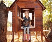 girl plays in creative handmade treehouse in backyard summer activity happy childhood jpgs612x612w0k20cizwedcjqpmy p5paphua or ckhjtiyvgjruyqgvjdk from hiden cabin play