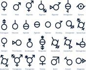 collection of gender icons or signs for sexual freedom and equality in modern society jpgs612x612w0k20cz0insoqwisju hvlpg47fbyp5 v8l35hrrxpj oapba from female and