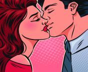 kissing couple on a pink background valentines day concept pop art vector comic illustration jpgs612x612w0k20cahpefhncsf4rd65mjaejy4zh4sabwtlunpw nufic2k from hot kiss cartoon
