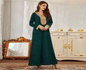 robe verte femme jpeg from marocaine jasmine