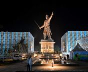 125 foot statue of bir lachit borphukan.jpg from assam jorhat lo