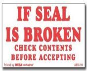 0001724 if seal is broken check contents before accepting 550 jpeg from hot whit seal broken