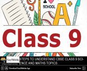 steps to understand cbse class 9 science and maths topics jpeg from class 9
