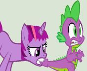 spike being abused by twilight sparkle by bloatenator d82d9vb.png from spike twilight coberlink