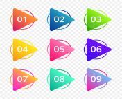 pngtree creative colorful bullets with numbers illustration png image 4351492.jpg from 05 png