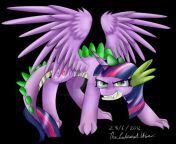  mlp fusionspike twilight by theinternetuser da84itx.png from spike twilight mozaique