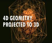 4d geometry projected to 3d jpeg from qgr