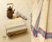 damodar दामोदर handloom matka silk dhoti khes set.jpg from devika masala bathing