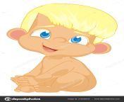 depositphotos 279328516 stock illustration naked little baby boy sit.jpg from uploaded naked little