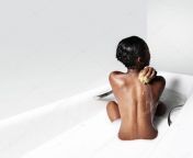 depositphotos 77123989 stock photo black woman in white bathroom.jpg from bath black nude