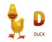 depositphotos 62332539 stock photo cartoon english alphabet duck.jpg from engels 3xx pato