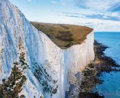 aerial view of the white cliffs of dover close up view of the cliffs from the sea side photo.jpg from dover