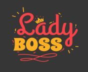 vector lady boss typography.jpg from lady boss illig