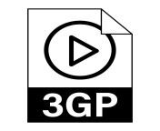 modern flat design of 3gp file icon for web free vector.jpg from 1374 3gp