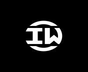 iw logo monogram isolated on circle element design template free vector.jpg from www iw