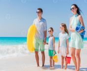 happy beautiful family on a tropical beach vacation going to swim photo.jpg from beach naked family summer vacation